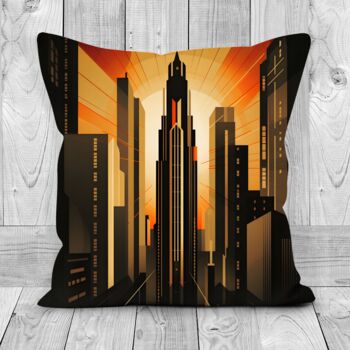 Urban Horizons Art Deco Hand Made Cushions Design Four, 4 of 8