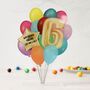 Personalised Balloon Card With Helium Balloon Age, thumbnail 1 of 5