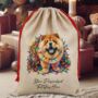 Personalised Chow Chow In Christmas Lights, thumbnail 3 of 8