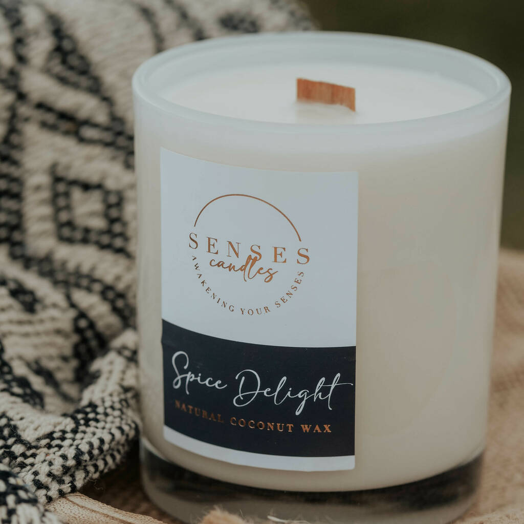Spice Delight Candle, Gingerbread Winter Scent, 1 of 6