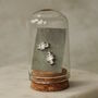 Silver Art Deco Crystal Stud Earrings, thumbnail 2 of 11