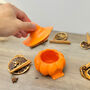 Orange Halloween Pumpkin House Decorative Sweet Bowl, thumbnail 5 of 10