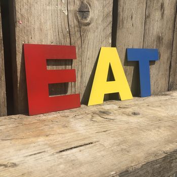 Five Inch Coloured Metal Letters Sign Make Any Word, 3 of 11