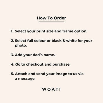 Personalised Dad Print, Gift For Dad, 4 of 6
