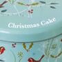 Personalised Robin Cake Storage Tin, thumbnail 3 of 5