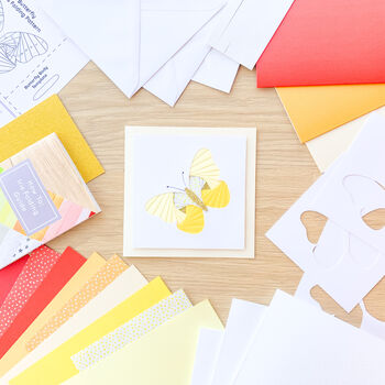 Butterfly Card Making Kit Warm | Iris Folding, 3 of 6