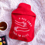 Personalised Hug Hot Water Bottle Cover, thumbnail 2 of 4