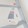 Personalised Sailing Boat For A New Baby Or Christening, thumbnail 3 of 6