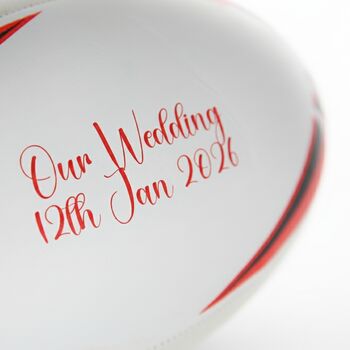 Personalised Rugby Ball, 4 of 7