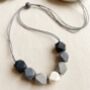 Matte Ombre Faceted Bead Necklace, thumbnail 1 of 4