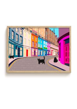 Cats In Edinburgh Print, 3 of 6