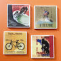 Tour De France Cycling Coasters, thumbnail 1 of 6