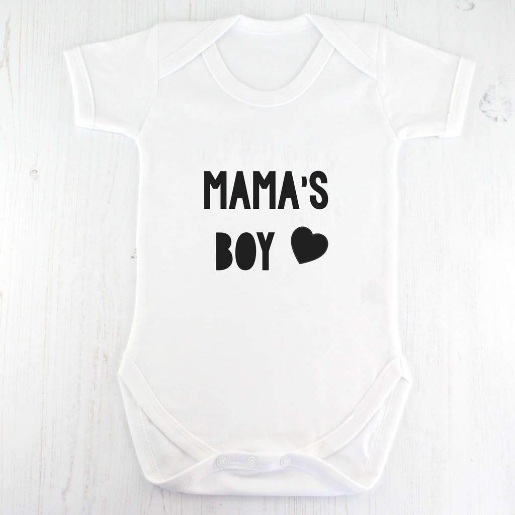 Baby Boy Mother's Day Onesie By Betty Bramble | notonthehighstreet.com