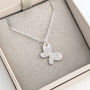 Dainty Butterfly Fingerprint Charm, thumbnail 6 of 6