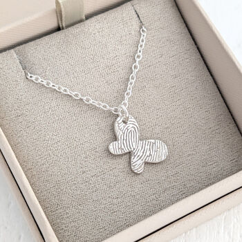 Dainty Butterfly Fingerprint Charm, 6 of 6