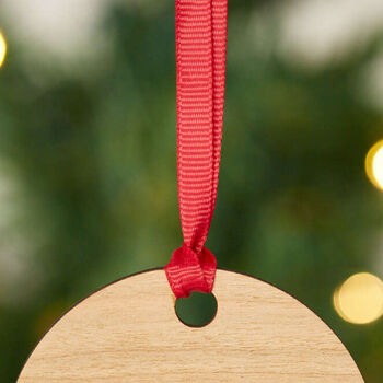 Personalised 'I Believe' Christmas Wooden Decoration, 2 of 4