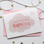 Personalised New Baby Cloud Card, thumbnail 1 of 5