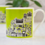 Brighton Illustrated Colourful Mug, thumbnail 1 of 10