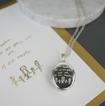 Personalised My Favourite Drawing Locket, 3 of 11