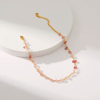 Ula Crystal Stone Anklet, 5 of 5