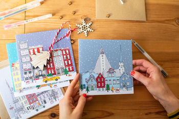 Reykjavik Christmas Cards Set Of Five, 4 of 4