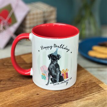 Dog Happy Birthday China Mug, 8 of 9