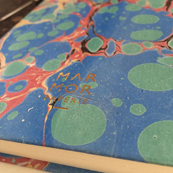 Personalised Hand Marbled Stone Journal, 3 of 4
