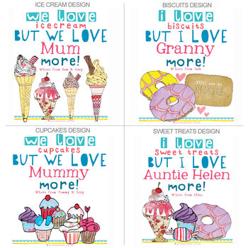 Personalised We Love You Grandma Bag, 4 of 12