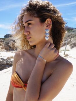 Amara Silver Waterproof Earrings + Bracelet Bundle, 3 of 7