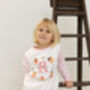 Girls Personalised Pink Stripe Fairy Wreath Pyjamas, thumbnail 8 of 11