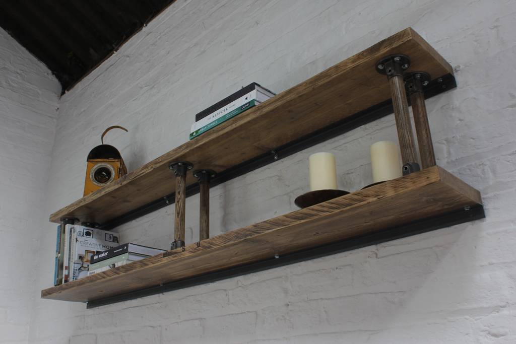 letty bespoke shelves with reclaimed ladder rung risers by urban grain ...