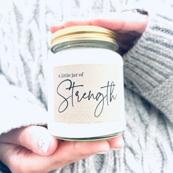 A Little Jar Of Strength Candle, 2 of 8