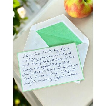 Handwritten Correspondence Cards With Lined Envelopes, 5 of 9