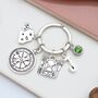 Personalised Camping Keyring Scouts And Guides, Hiking Gift, thumbnail 1 of 8