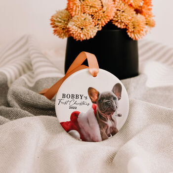 Puppy Dog's First Christmas Photo Tree Decoration, 7 of 10