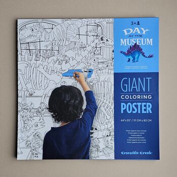 Giant Colouring Poster Day At The Museum, 2 of 3