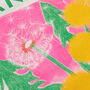 Dandelion Flower Risograph Print, thumbnail 3 of 3