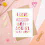 Anti Social With You Card, thumbnail 1 of 7