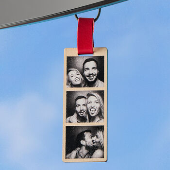 Personalised Photo Strip Hanging Car Ornament, 3 of 6