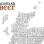Scottish Beer Word Map, thumbnail 3 of 4
