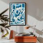 Bloody Love, Poster Print, Kitchen Wall Art, Wall Art Print, Fun Typography Print, Colourful Art, Home Decor, A5, A4, A3, A2, A1, thumbnail 6 of 8