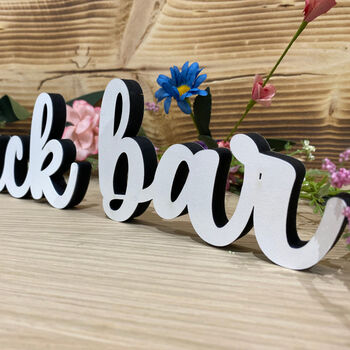 Snack Bar Sign Wedding Party Events, 2 of 4