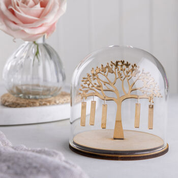 Personalised Family Tree Dome Decoration For Her, 3 of 12