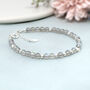 Labradorite Beaded Bracelet Sterling Silver, thumbnail 1 of 3