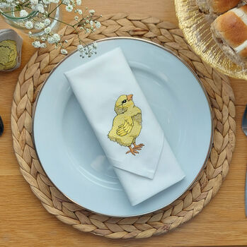 Luxury Embroidered Little Chick Gift Set, 4 of 10