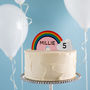 Personalised Rainbow Cake Topper, thumbnail 1 of 2