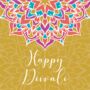 Diwali Bright Mandala Greeting Cards Six Pack, thumbnail 5 of 8
