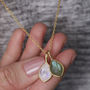 18ct Gold Vermeil Double Gemstone Necklace, thumbnail 1 of 3