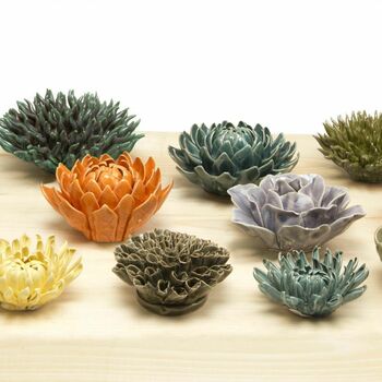 Ceramic Flower Decorate Your Table, Wall, Terrarium, 7 of 10