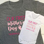 Personalised Our First Mother's Day T Shirt Set, thumbnail 1 of 9